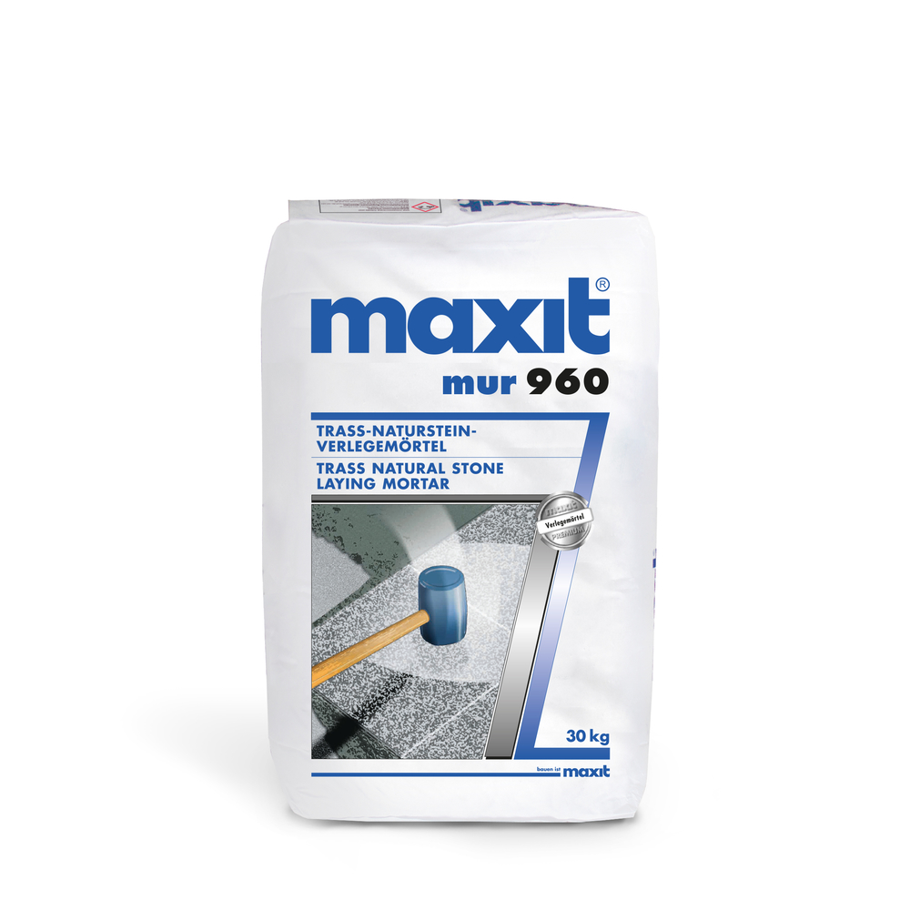 MAXIT KRÖLPA maxit mur 960 Körnung 0-2mm M 10 30kg Trassnatursteinverlegemörtel