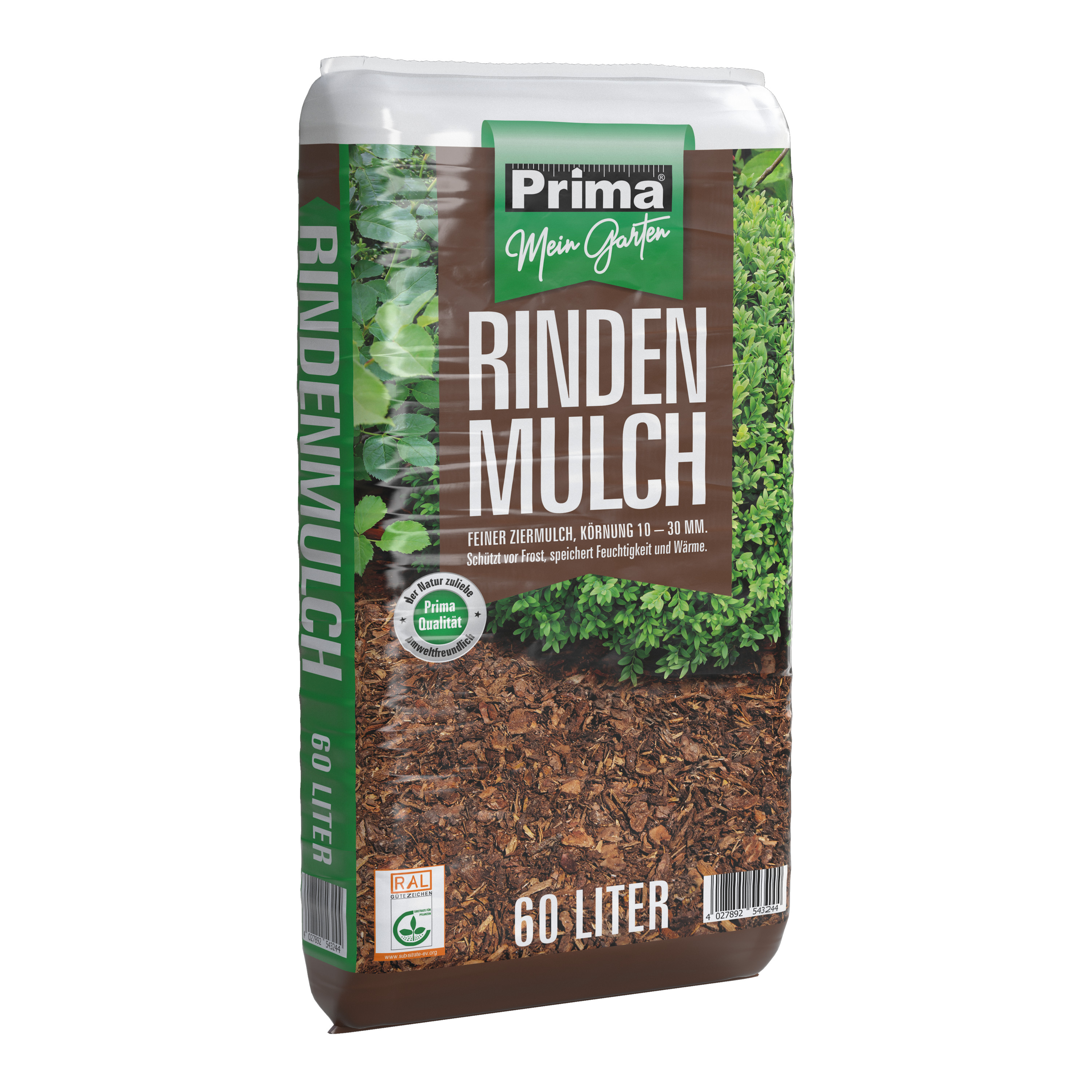 ZL OST Prima Rindenmulch 10-30mm 60l RAL/ GGS gütegesichert