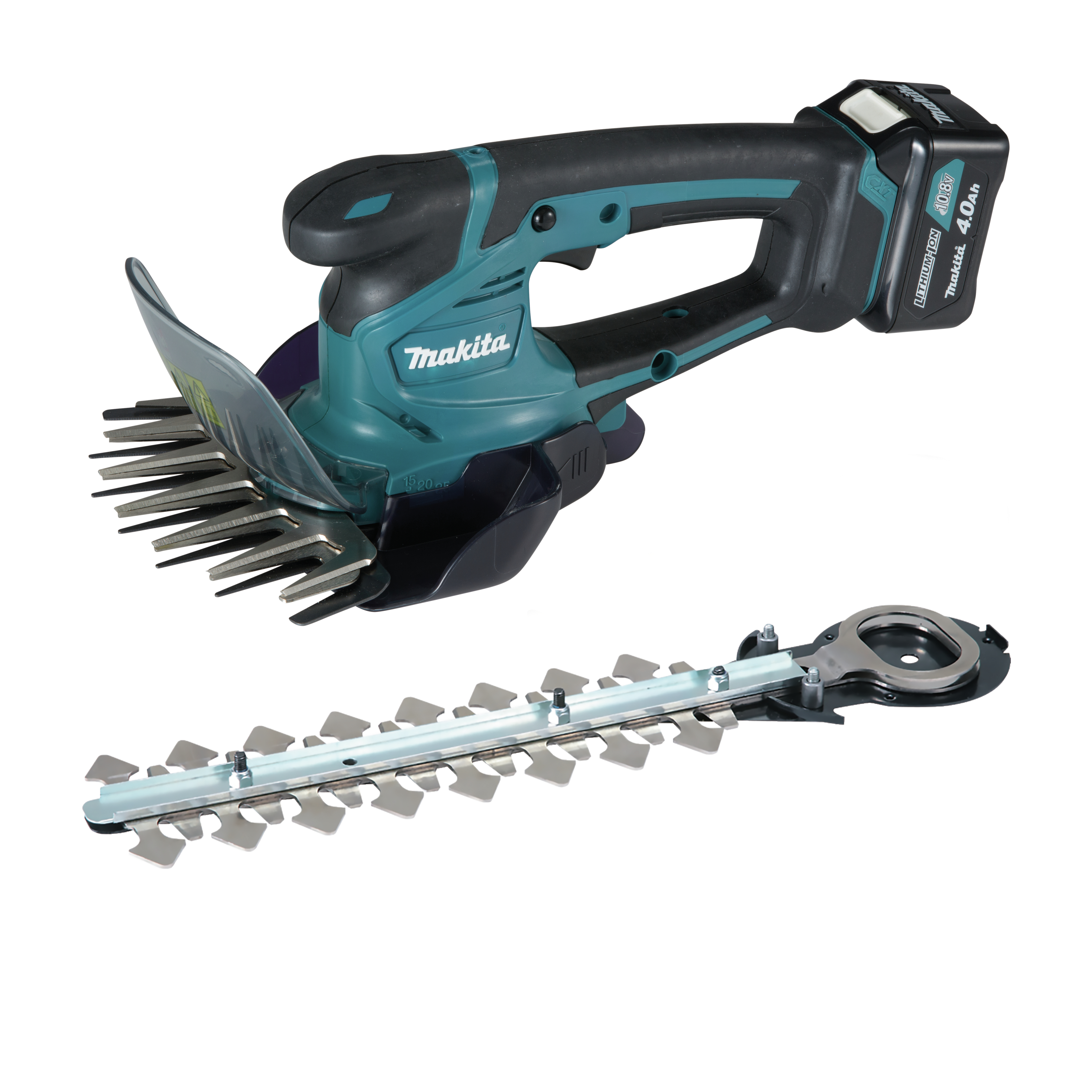 MAKITA Akku-Gras/Strauchschere 10,8 V/4,0 Ah mit 2 Akkus u. Ladegerät