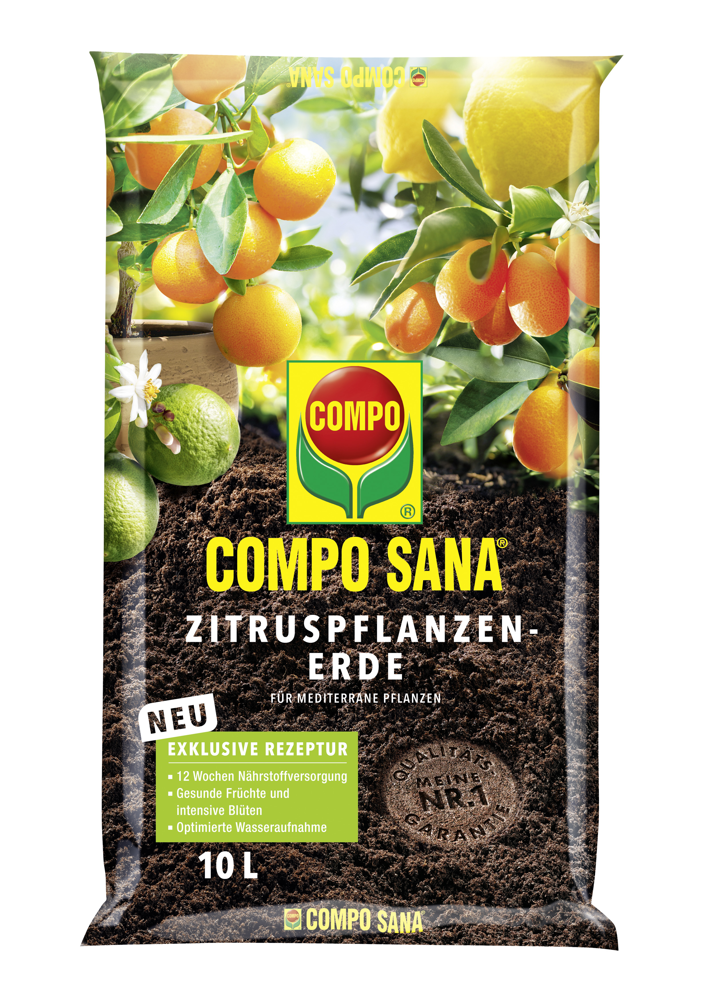 COMPO SANA Zitruspflanzerde 10l COMPO COMPO SANA Zitruspflanzerde 10l Compo EREG